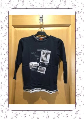 T-shirt tape à l’œil marine