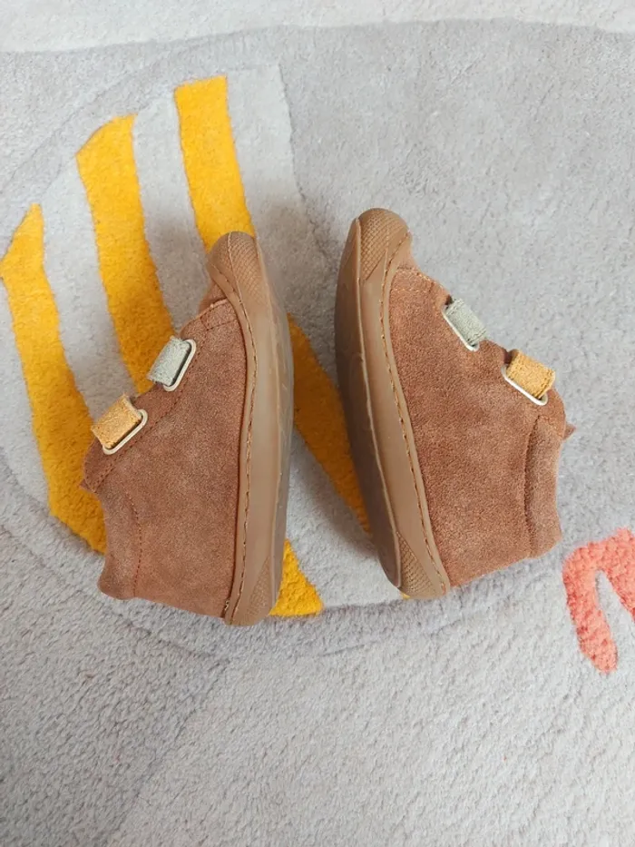 Chaussures Naturino Cocoon VL scratchs daim marron 23 - photo numéro 4