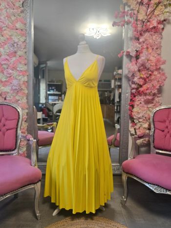 Robe longue plissé zara taille M