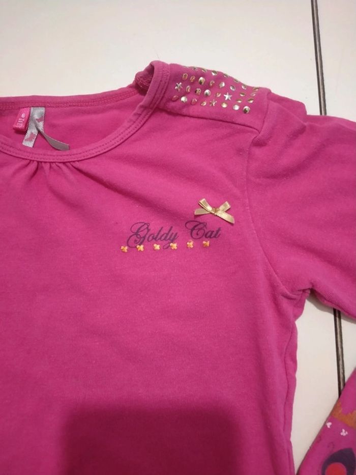 Tee shirt manche longue fille 6 ans - photo numéro 2