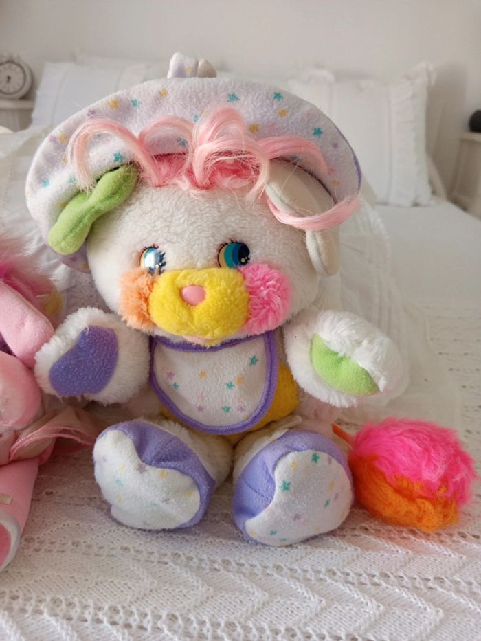 Lot peluches Popples, bébé et danseuse - photo numéro 2