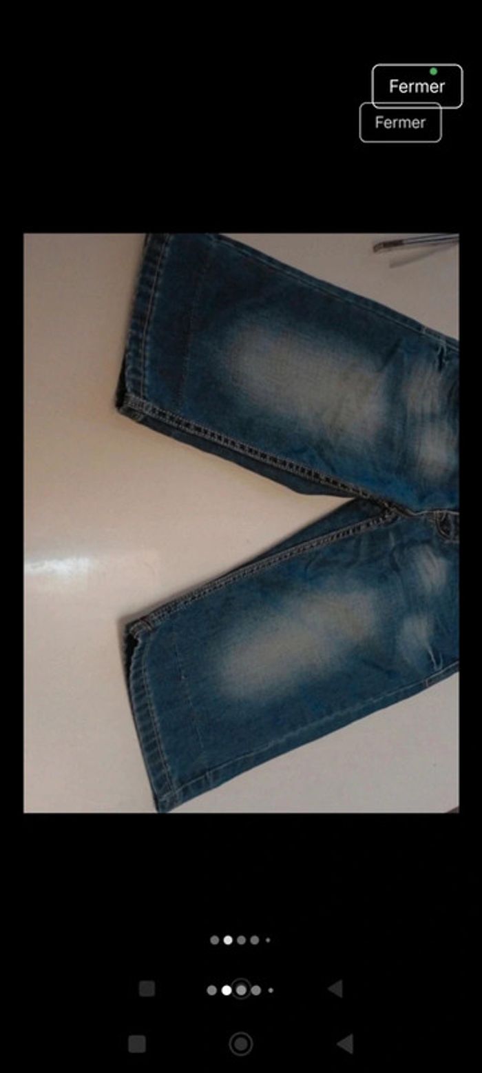 Bermuda short en jeans homme Aron taille 42 - photo numéro 2