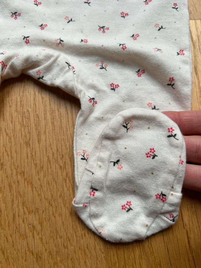 Pyjama 1 pièce léger en coton kiabi bébé fille - photo numéro 4
