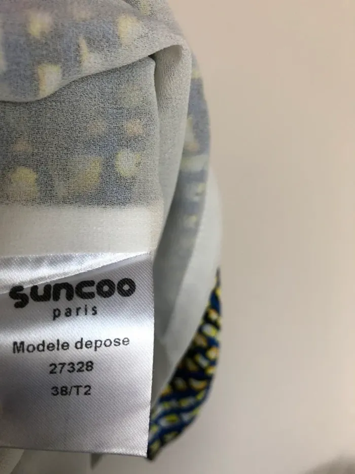 Robe soie et polyester dos ouvert - Suncoo 38 - photo numéro 7