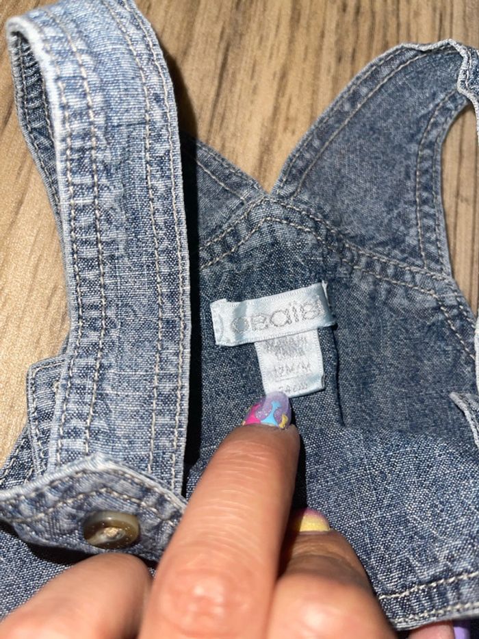 Salopette short 12 mois - photo numéro 3