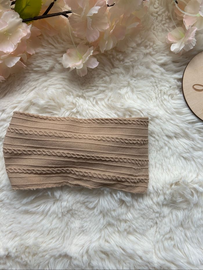 Bandeau beige marron - photo numéro 2