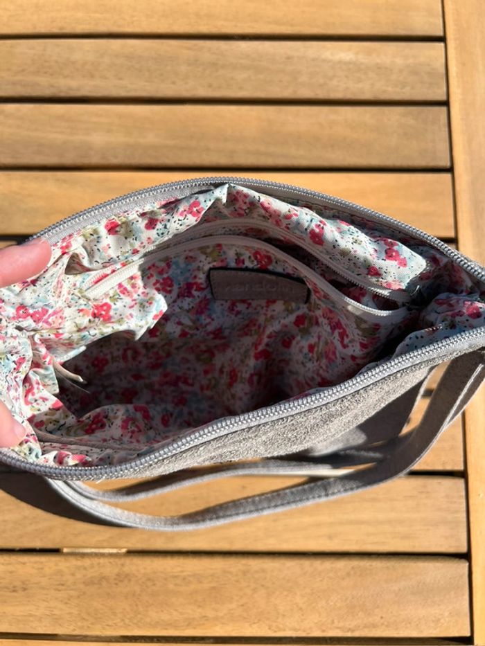 Sac gris étoile bandoulières Mandoline - photo numéro 5