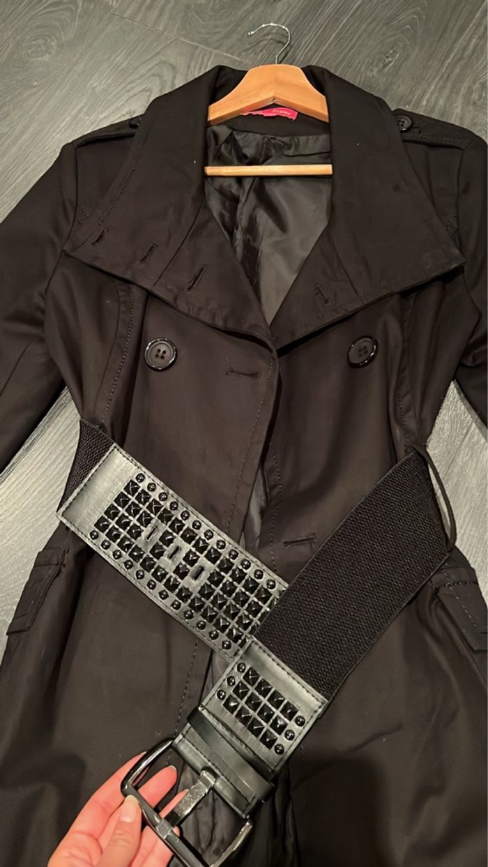 Trench noir - photo numéro 2