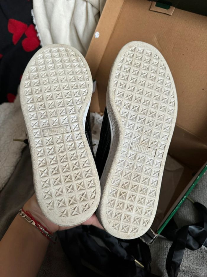Basket puma noire laquée - photo numéro 6