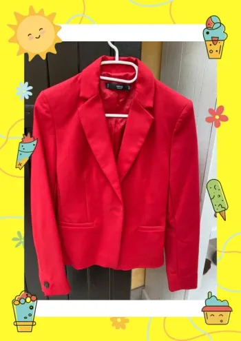 Blazer Mango rouge S 36