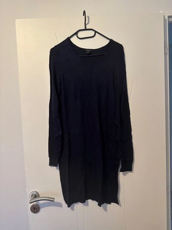 Robe pull basic bleu nuit