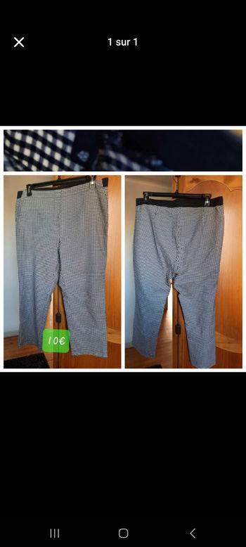 Pantalon 3/4 taille 48
