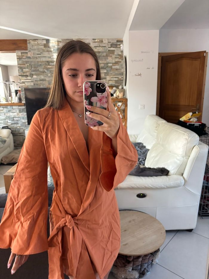 robe blazer teracota - photo numéro 6
