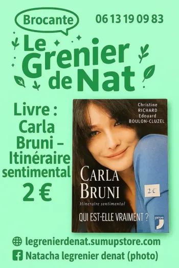 Livre carla bruni itinéraire sentimental