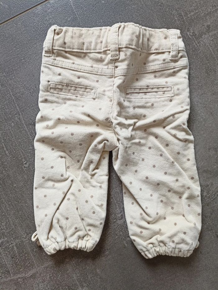 Pantalon velours Taille 3mois - photo numéro 2