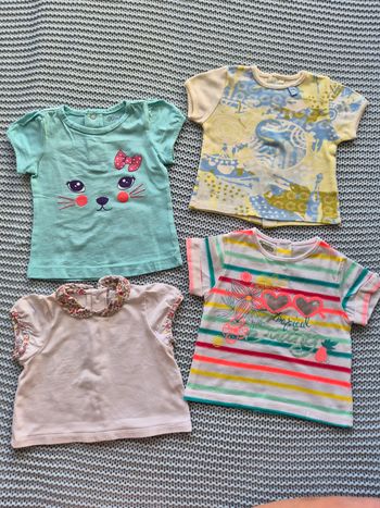 Lot t shirt fille