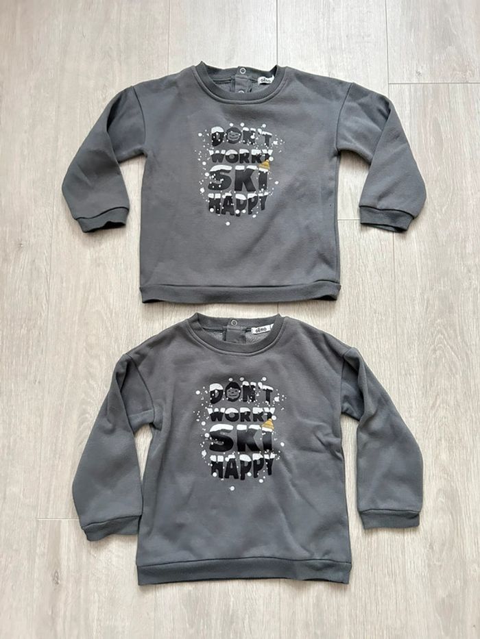 Lot de deux pull gemo 4 ans
