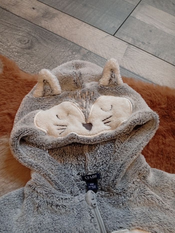 Combinaison chaude en pilou mixte 6 mois - photo numéro 4