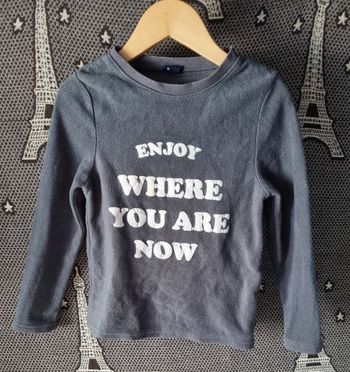 Pull de pyjama gris 6ans