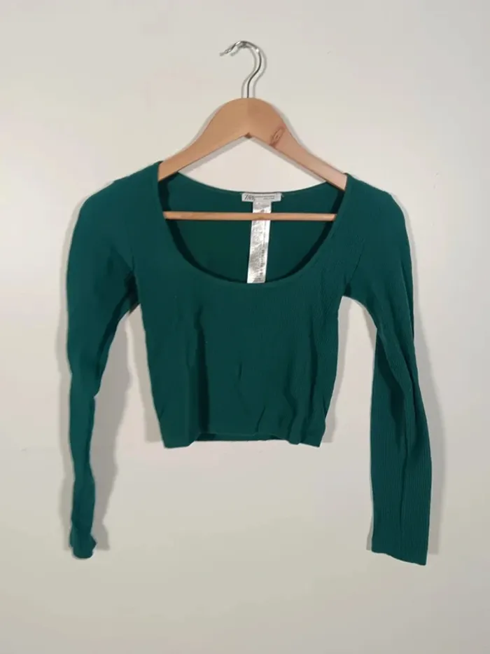 Top vert Zara 36