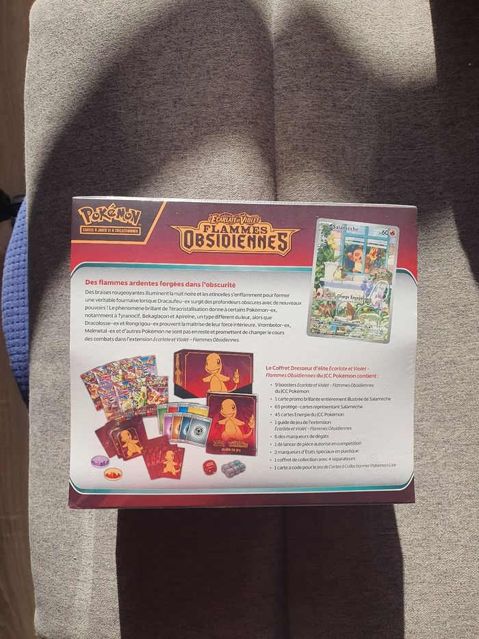 Coffret d'élite pokemon flammes obsidiennes ev3 - photo numéro 2