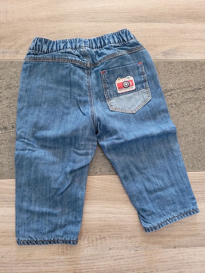 Tee-shirt manches longues + jeans - la compagnie des petits 9 mois - photo numéro 3