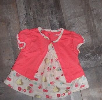 Haut manche courte thème fruit