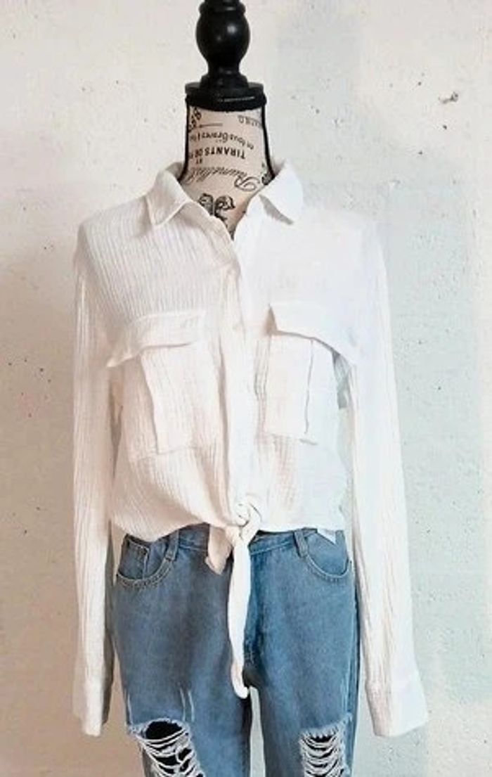 Chemise blanche bon état S FB Sister - photo numéro 3