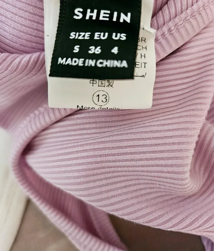 Body lilas Shein Taille 36 Neuf - photo numéro 4