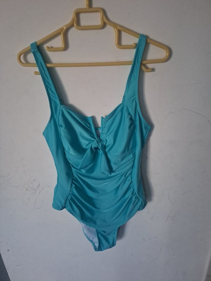 Maillot de bain bleu turquoise 0XL - photo numéro 2