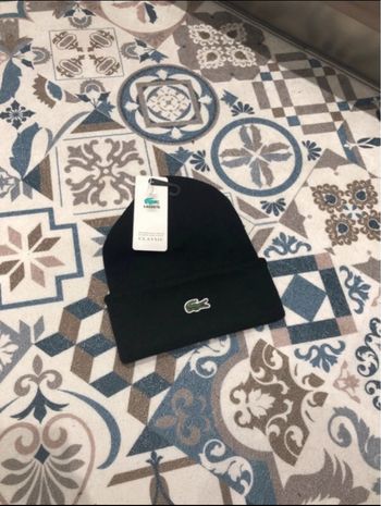 Bonnet Lacoste noir taille unique 