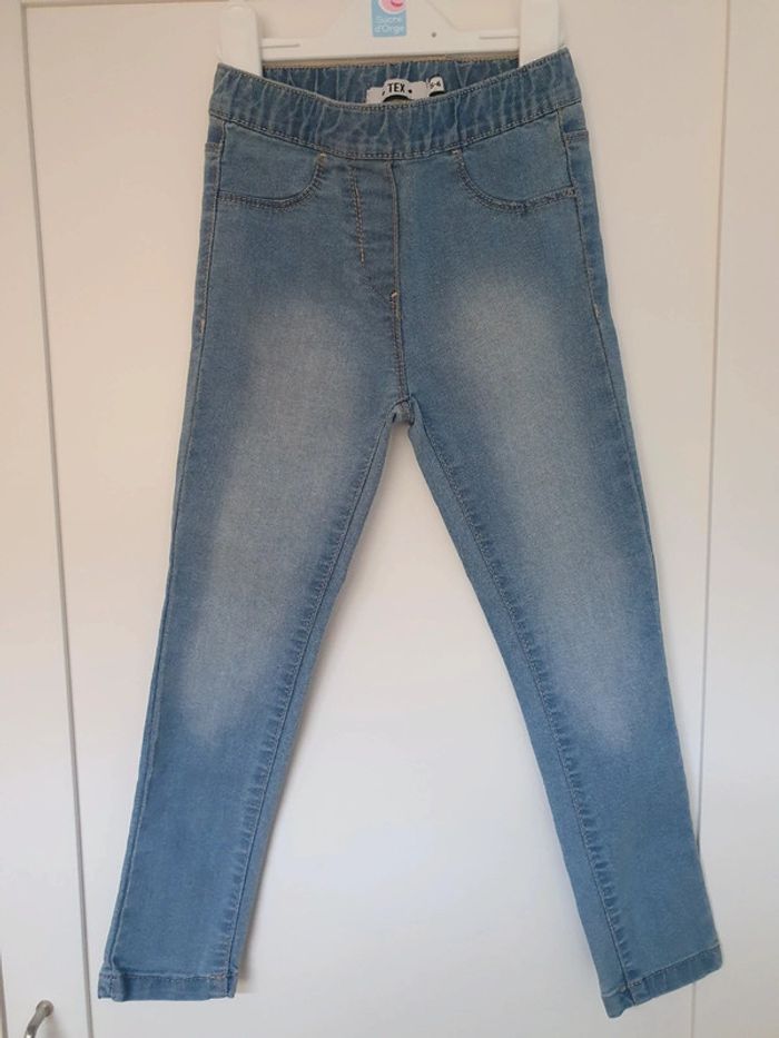Jean taille élastique Tex 5-6 ans