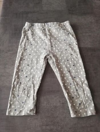 Pantacourt pois et étoile 3/4 ans