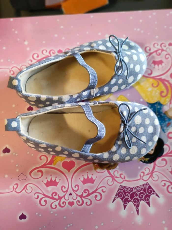 Petites ballerines a pois - photo numéro 3