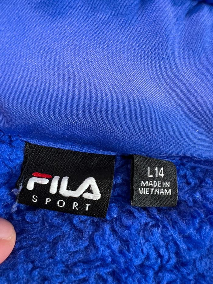 Polaire sport Fila violet – Taille L enfant / XS adulte Femme - photo numéro 9