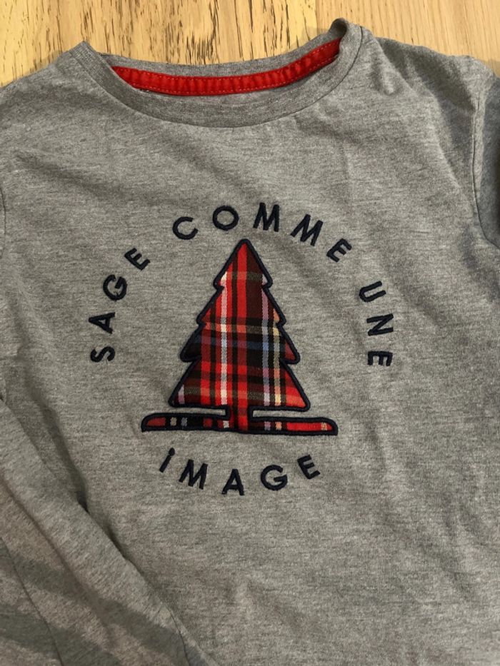 Ensemble, jean et T-shirt petit bateau, 4 ans - photo numéro 2