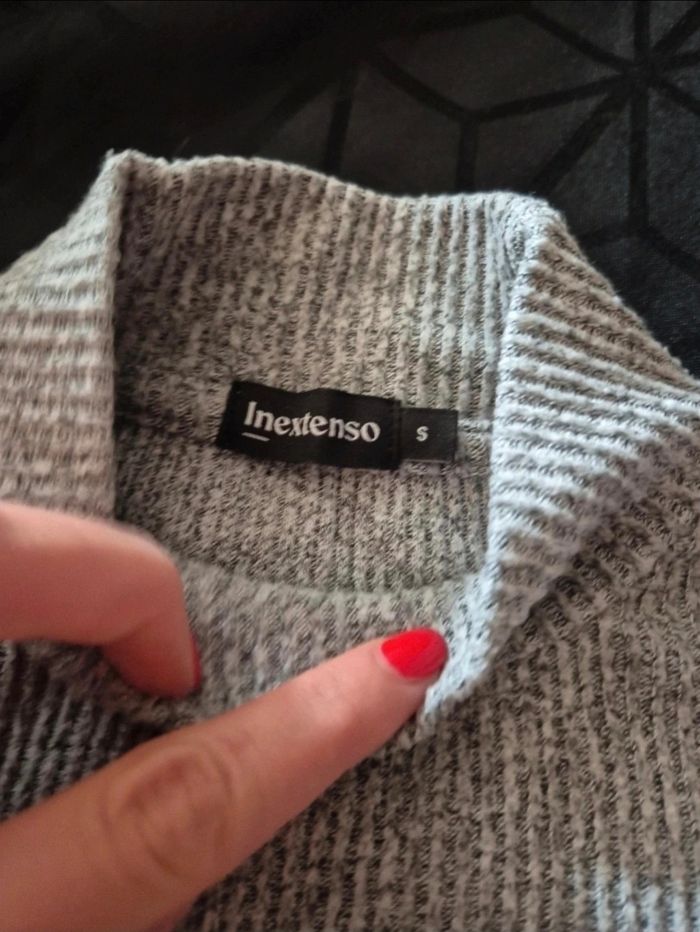 Petit pull gris taille s - photo numéro 2