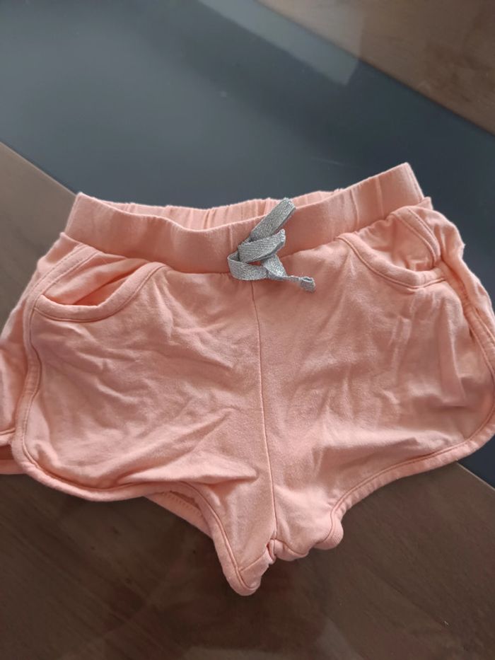 Lot de 2 Shorts en coton fille 3 ans