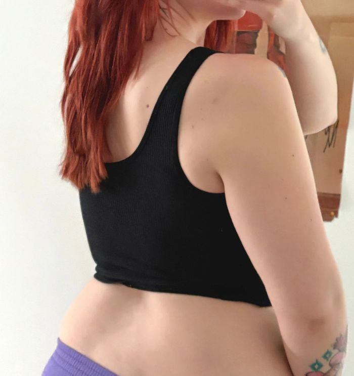 Croptop débardeur noir Stradivarius M - photo numéro 3