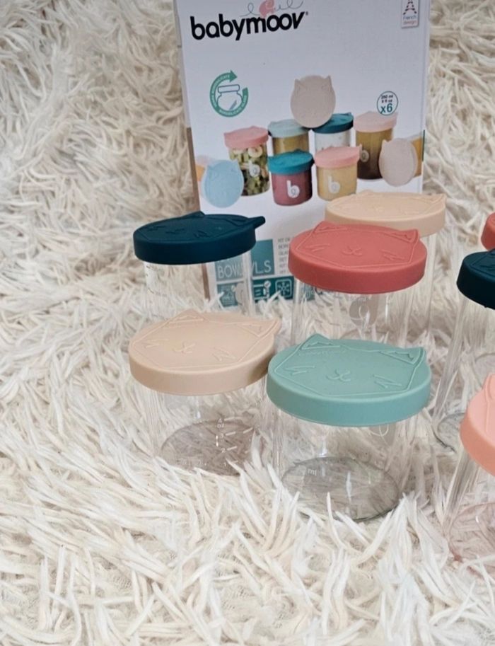 Lot de 9 pots en verre Isybowl Babymoov - photo numéro 2