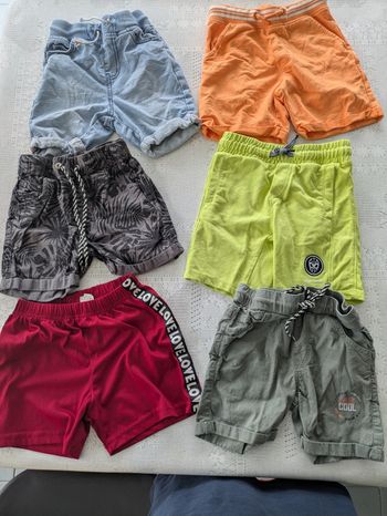 Lot shorts 5 ans