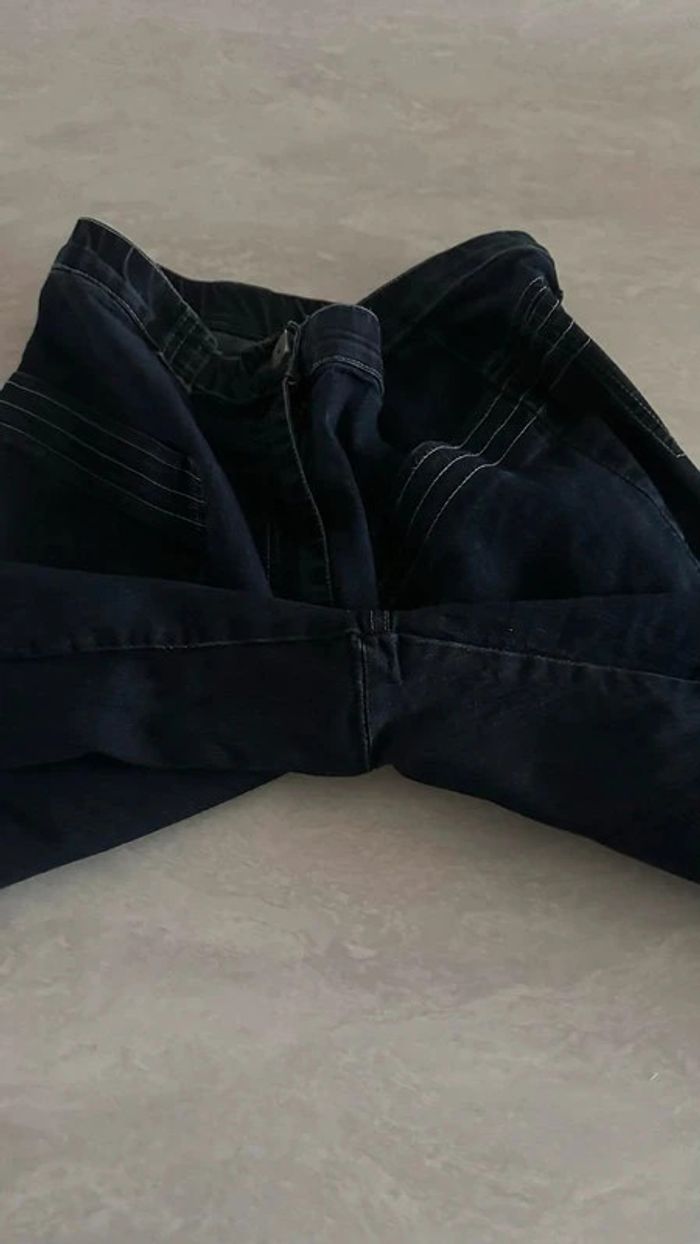 💫 Sublime jeans pantacourt Christine Laure en parfait état marine T 42 44 une pépite - photo numéro 9