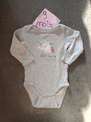 Body licorne 🦄 9 mois