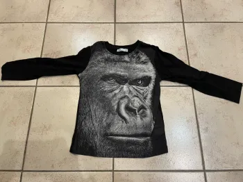 Teeshirt manches longues Tex 5-6ans gorille