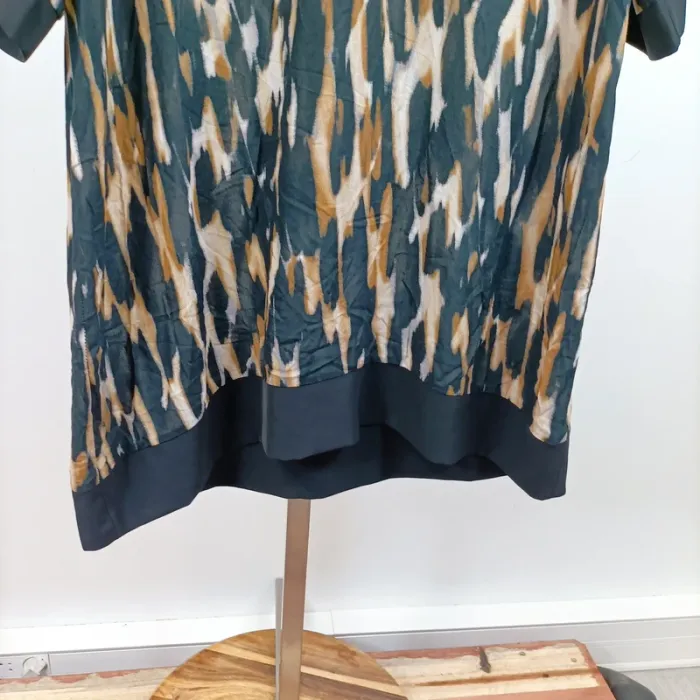 Tunique imprimée italienne Fred Sabatier taille 46, 100 % viscose fluide et chic A1365 - photo numéro 4