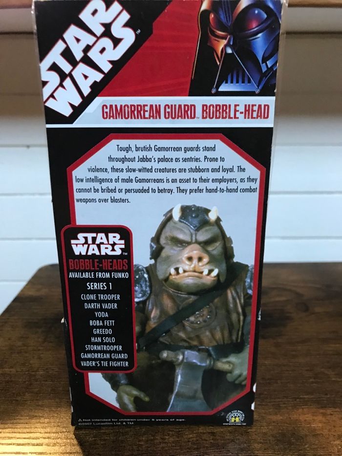 Figurine Star Wars Funko Gamorrean Guard Bobblehead collection 2008 - photo numéro 4