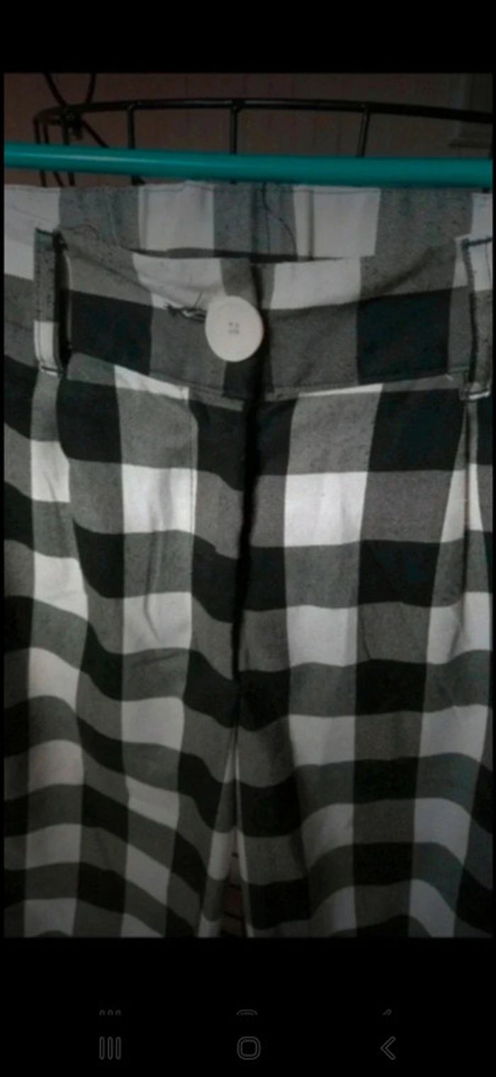 Pantalon lefties taille S à carreaux 👻 - photo numéro 2