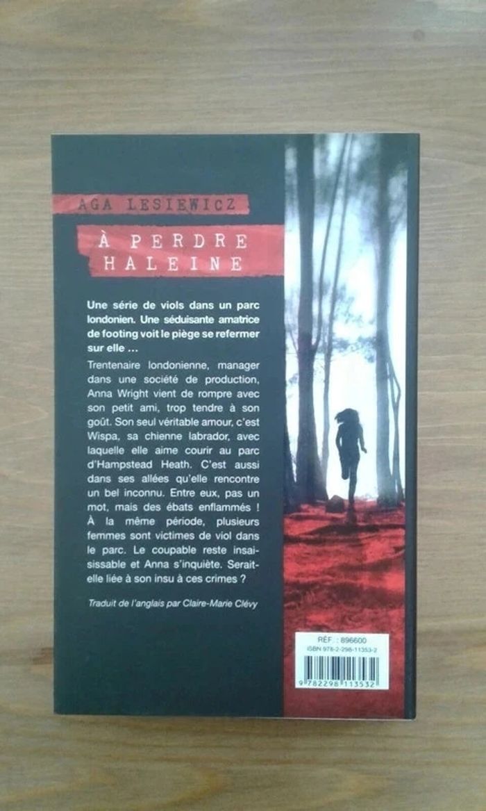 Livre neuf A perdre haleine - Aga Lesiewicz - photo numéro 2