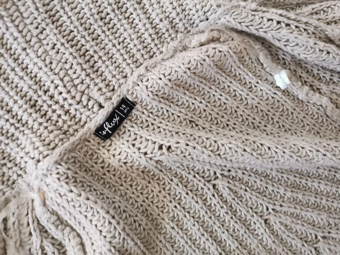 Gilet gris clair en maille - photo numéro 4