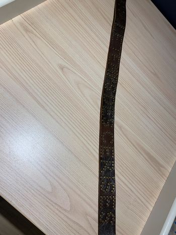 Ceintures en cuir marron le temps des cerises taille 80/32